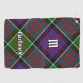 Serviette De Golf Clan MacDonald de Clanranald Tartan Golf Towel (Horizontal)
