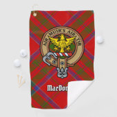 Serviette De Golf Clan MacDonald de Keppoch Crest Golf Towel (En situation)