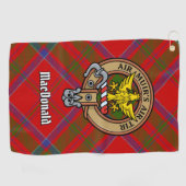 Serviette De Golf Clan MacDonald de Keppoch Crest Golf Towel (Horizontal)
