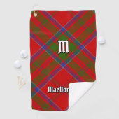 Serviette De Golf Clan MacDonald de Keppoch Tartan Golf Towel (En situation)