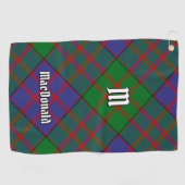 Serviette De Golf Clan MacDonald Tartan Golf Towel (Horizontal)