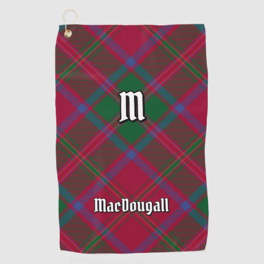 Serviette De Golf Clan MacDougall Tartan (Devant)