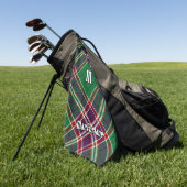 Serviette De Golf Clan MacFarlane Chasse moderne Tartan (Vert)