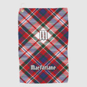 Serviette De Golf Clan MacFarlane robe Tartan (Devant)