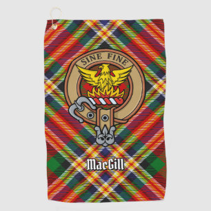 Serviette De Golf Clan MacGill Crest sur Tartan Golf Towel