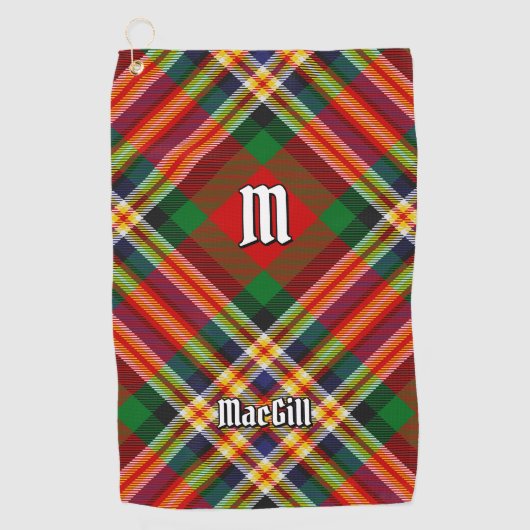 Serviette De Golf Clan MacGill Tartan Golf Towel (Devant)