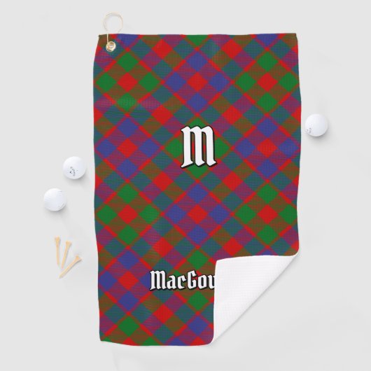 Serviette De Golf Clan MacGowan Tartan (En situation)