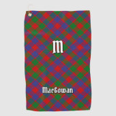Serviette De Golf Clan MacGowan Tartan (Devant)