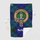 Serviette De Golf Clan MacKay Crest sur Tartan (En situation)