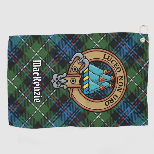 Serviette De Golf Clan MacKenzie Crest Golf Towel (Horizontal)