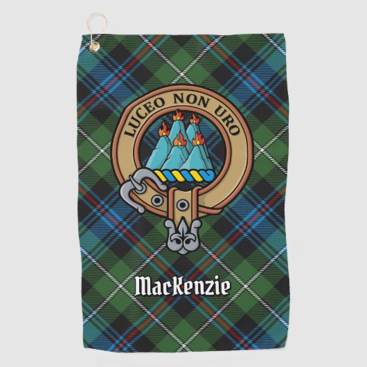 Serviette De Golf Clan MacKenzie Crest Golf Towel (Devant)