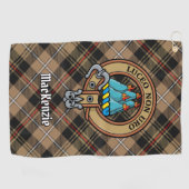 Serviette De Golf Clan MacKenzie Crest Golf Towel (Horizontal)