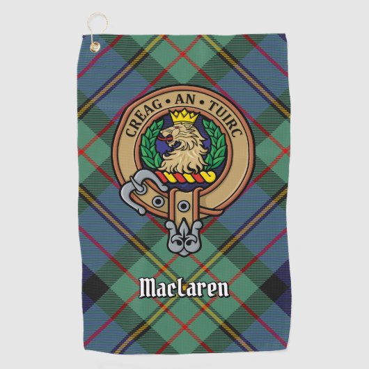 Serviette De Golf Clan MacLaren Crest (Devant)