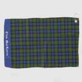Serviette De Golf Clan MacLaren Tartan Plaid personnalisable (Horizontal)