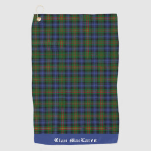 Serviette De Golf Clan MacLaren Tartan Plaid personnalisable