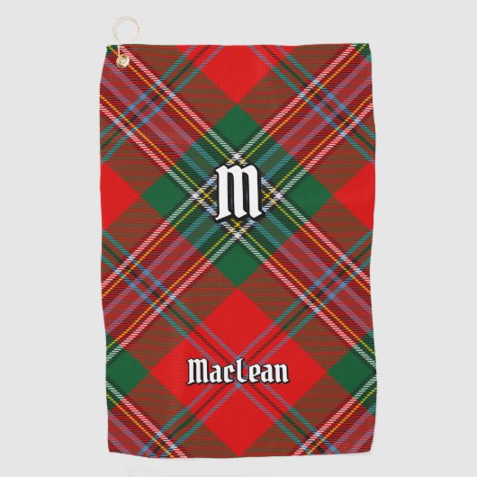 Serviette De Golf Clan MacLean Tartan (Devant)