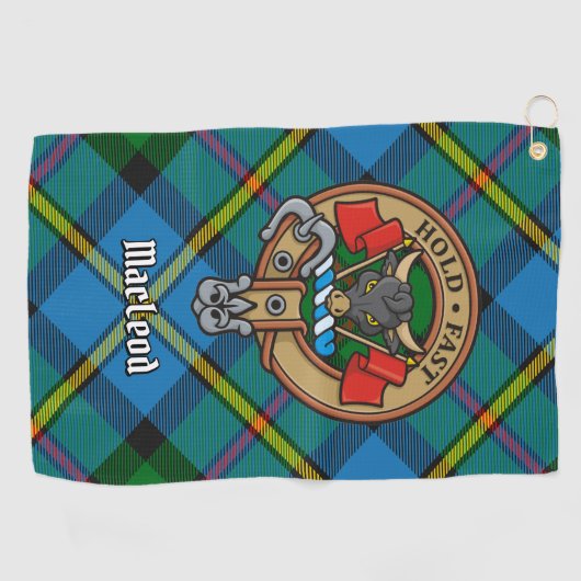 Serviette De Golf Clan MacLeod Crest (Horizontal)