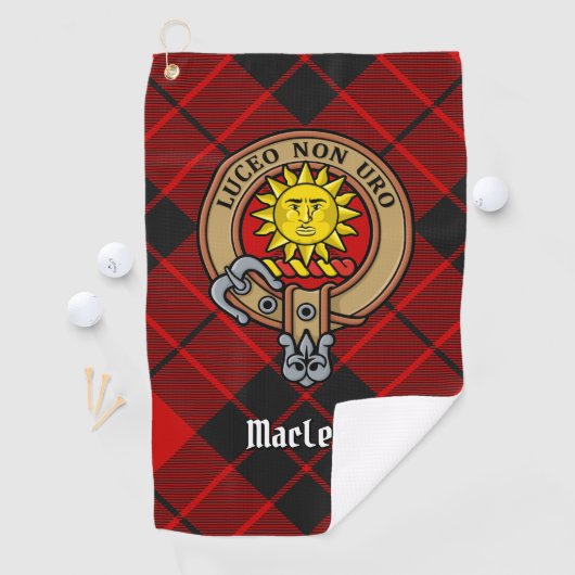 Serviette De Golf Clan MacLeod de Raasay Crest (En situation)