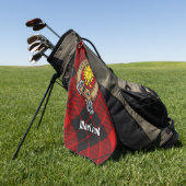 Serviette De Golf Clan MacLeod de Raasay Crest (Vert)