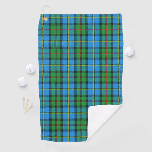 Serviette De Golf Clan MacLeod de tartan de Harris (En situation)