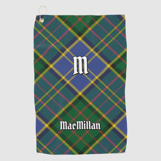 Serviette De Golf Clan MacMillan Chasse Tartan (Devant)