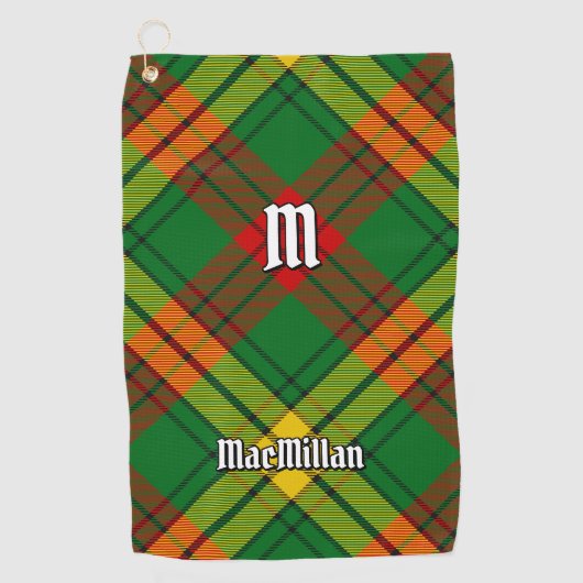 Serviette De Golf Clan MacMillan Tartan (Devant)