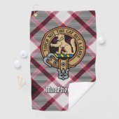 Serviette De Golf Clan MacPherson Crest sur la chasse Tartan (En situation)