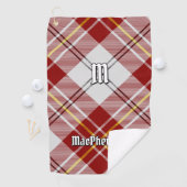 Serviette De Golf Clan MacPherson Robe Rouge Tartan Golf Serviette (En situation)