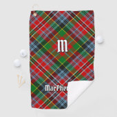Serviette De Golf Clan MacPherson Tartan Golf Towel (En situation)