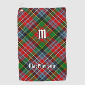 Serviette De Golf Clan MacPherson Tartan Golf Towel (Devant)
