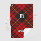 Serviette De Golf Clan MacQueen Tartan (En situation)