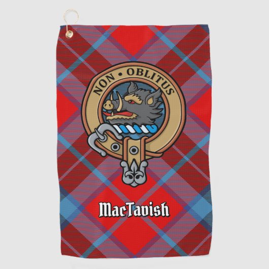 Serviette De Golf Clan MacTavish Crest (Devant)
