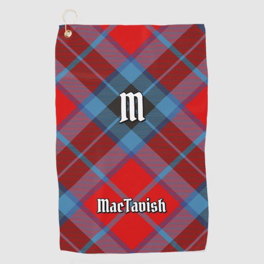 Serviette De Golf Clan MacTavish Tartan (Devant)