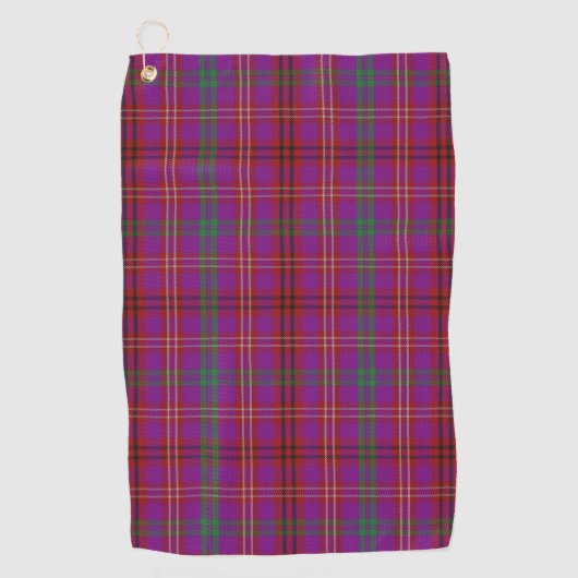 Serviette De Golf Clan McCall - Caithness Scottish Tartan (Devant)