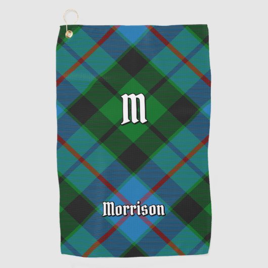 Serviette De Golf Clan Morrison Chasse Tartan Golf Towne (Devant)
