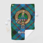 Serviette De Golf Clan Morrison Crest sur la chasse Tartan Golf Town (En situation)