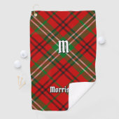Serviette De Golf Clan Morrison Red Tartan Golf Towne (En situation)
