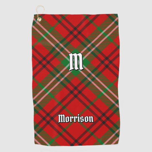 Serviette De Golf Clan Morrison Red Tartan Golf Towne (Devant)