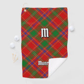 Serviette De Golf Clan Munro Tartan (En situation)