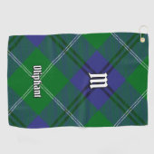 Serviette de golf Clan Oliphant Tartan (Horizontal)