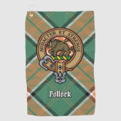 Serviette de golf Clan Pollock Crest (Devant)