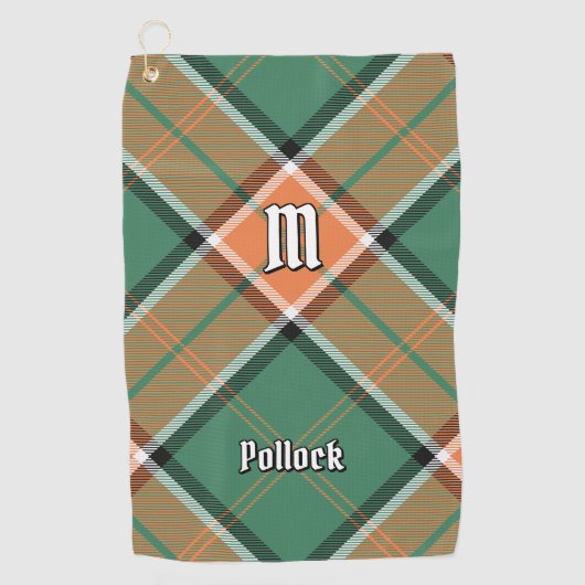 Serviette de golf Clan Pollock Tartan (Devant)