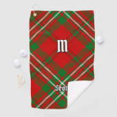 Serviette de golf Clan Scott Red Tartan (En situation)