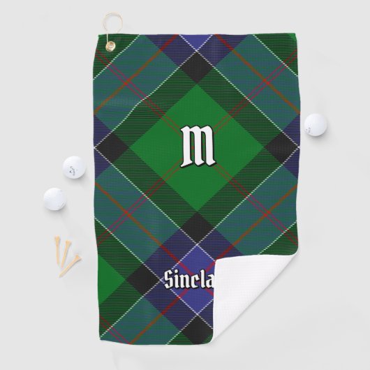 Serviette De Golf Clan Sinclair Chasse Tartan (En situation)