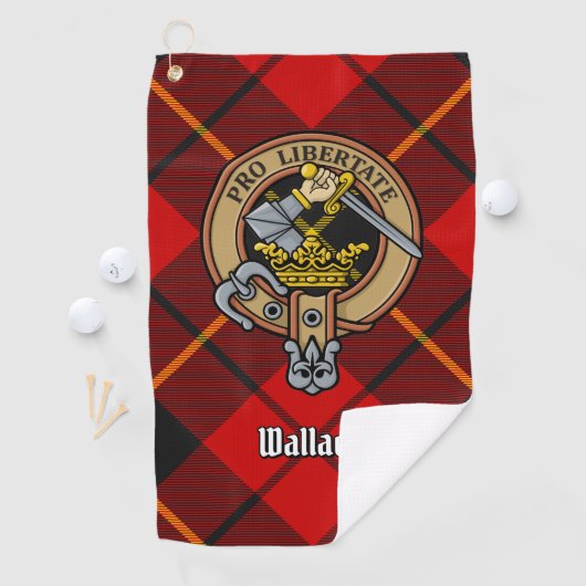 Serviette De Golf Clan Wallace Crest Golf Towne (En situation)