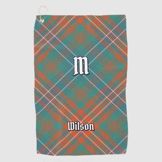 Serviette De Golf Clan Wilson Ancienne Tartan (Devant)