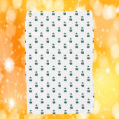 Serviette De Golf Clarinet Marching Band Lapin Vert Or