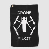 Serviette De Golf Classes Pilote de drone (Devant)