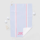 Serviette De Golf Classic College Style Monogram Golf Towel (En situation)
