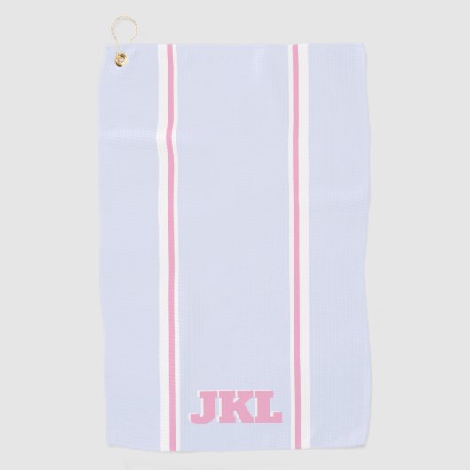 Serviette De Golf Classic College Style Monogram Golf Towel (Devant)